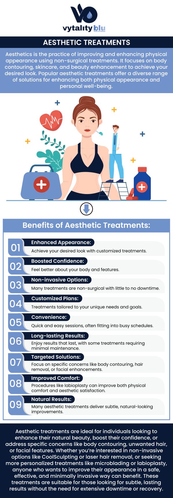 Scheduling an appointment at Vytality Blu Health & Medspa in Dayton, OH, is simple and convenient. You can easily book your appointment through our user-friendly online scheduling system, which allows you to choose the service you need and pick a time that works best for you. Alternatively, you can call our friendly team directly, and we will assist you in booking your appointment. We are committed to providing exceptional care and personalized attention. For more information, contact us or request an appointment online. We are conveniently located at 2310 Far Hills Ave Suite 5 Dayton, Ohio 45419. Scheduling an appointment at Vytality Blu Health & Medspa in Dayton, OH, is simple and convenient. You can easily book your appointment through our user-friendly online scheduling system, which allows you to choose the service you need and pick a time that works best for you. Alternatively, you can call our friendly team directly, and we will assist you in booking your appointment. We are committed to providing exceptional care and personalized attention. For more information, contact us or request an appointment online. We are conveniently located at 2310 Far Hills Ave Suite 5 Dayton, Ohio 45419.
