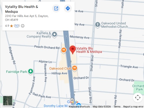 Get Directions to Vytality Blu Health & Medspa in Dayton, OH
